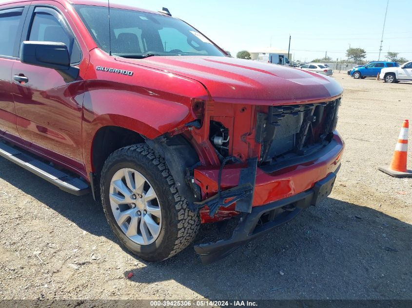 2021 Chevrolet Silverado 1500 2Wd Short Bed Custom VIN: 3GCPWBEH4MG171813 Lot: 39425306