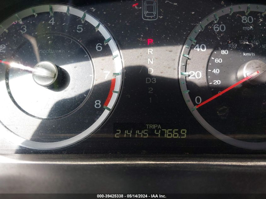 2009 Honda Accord 2.4 Ex-L VIN: 1HGCP26809A174886 Lot: 39425338