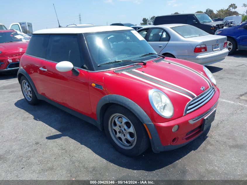 2005 Mini Cooper VIN: WMWRC33495TJ66521 Lot: 39425346