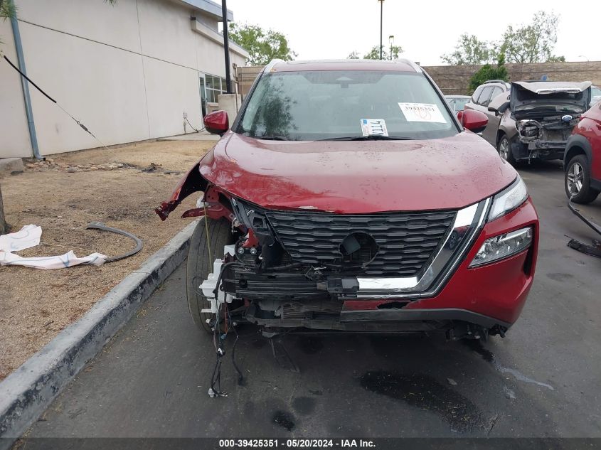 2022 Nissan Rogue Sv Fwd VIN: JN8BT3BA9NW043879 Lot: 39425351