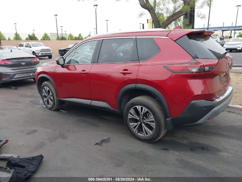 2022 Nissan Rogue Sv Fwd VIN: JN8BT3BA9NW043879 Lot: 39425351