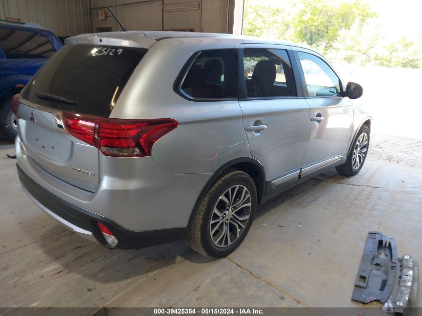 2016 Mitsubishi Outlander Es VIN: JA4AD2A36GZ003742 Lot: 39425354