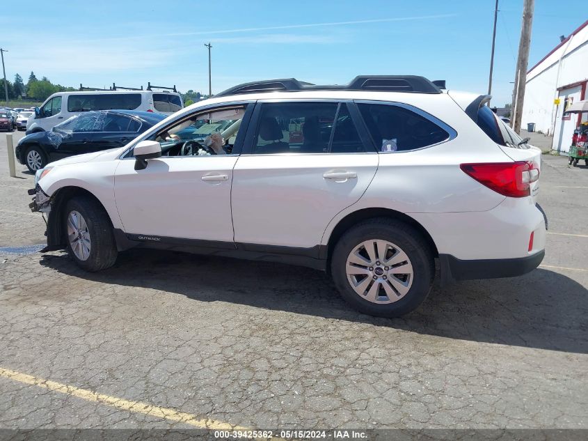 2017 Subaru Outback 2.5I Premium VIN: 4S4BSACC8H3309669 Lot: 39425362