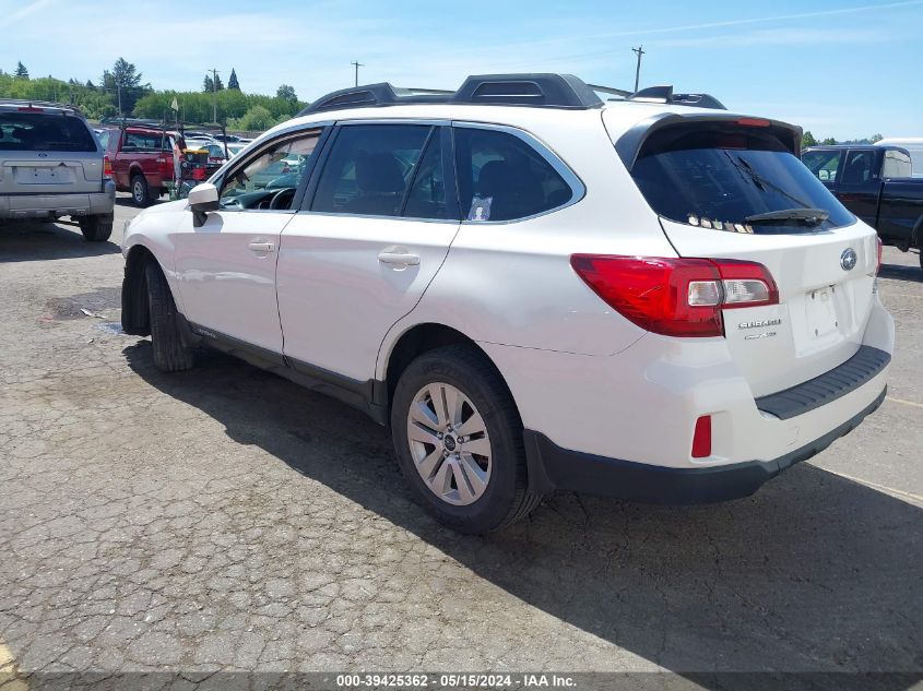 2017 Subaru Outback 2.5I Premium VIN: 4S4BSACC8H3309669 Lot: 39425362