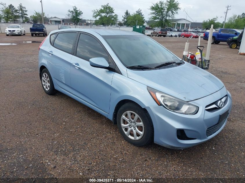 2012 Hyundai Accent Gs VIN: KMHCT5AE5CU012701 Lot: 39425371