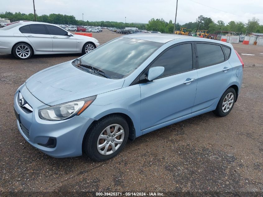 2012 Hyundai Accent Gs VIN: KMHCT5AE5CU012701 Lot: 39425371