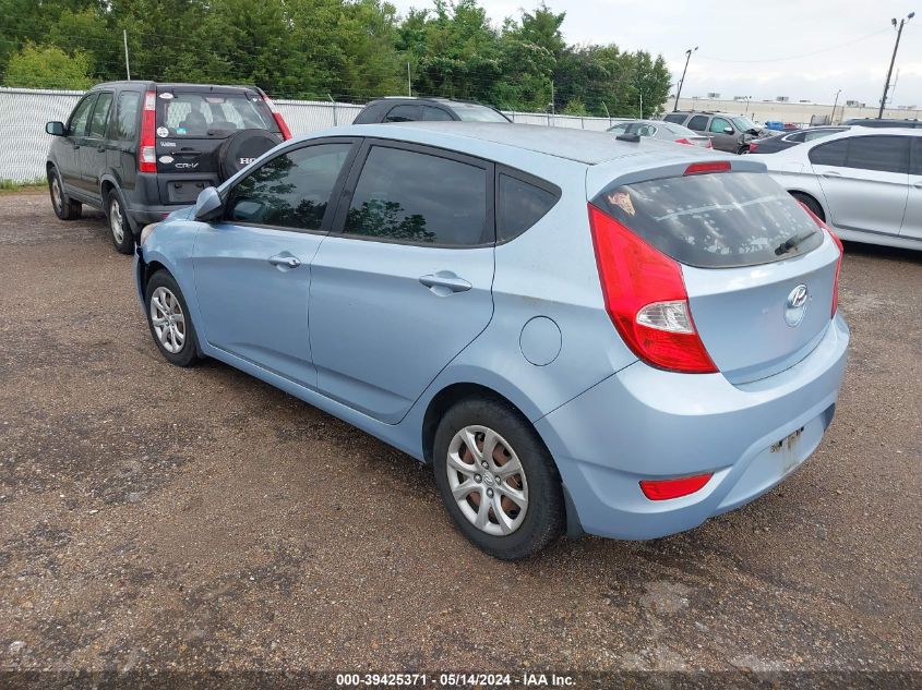 2012 Hyundai Accent Gs VIN: KMHCT5AE5CU012701 Lot: 39425371