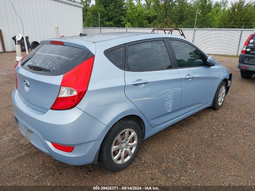 2012 Hyundai Accent Gs VIN: KMHCT5AE5CU012701 Lot: 39425371