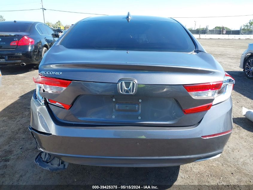 2021 Honda Accord Lx VIN: 1HGCV1F10MA110777 Lot: 39425375