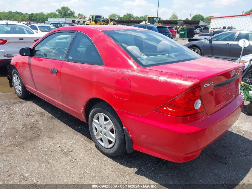 2005 Honda Civic Dx Vp VIN: 1HGEM22135L041760 Lot: 39425389