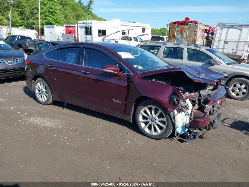 VIN 3FA6P0PU1HR106635 2017 FORD FUSION ENERGI no.1