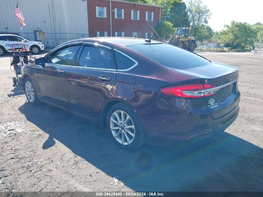 VIN 3FA6P0PU1HR106635 2017 FORD FUSION ENERGI no.3