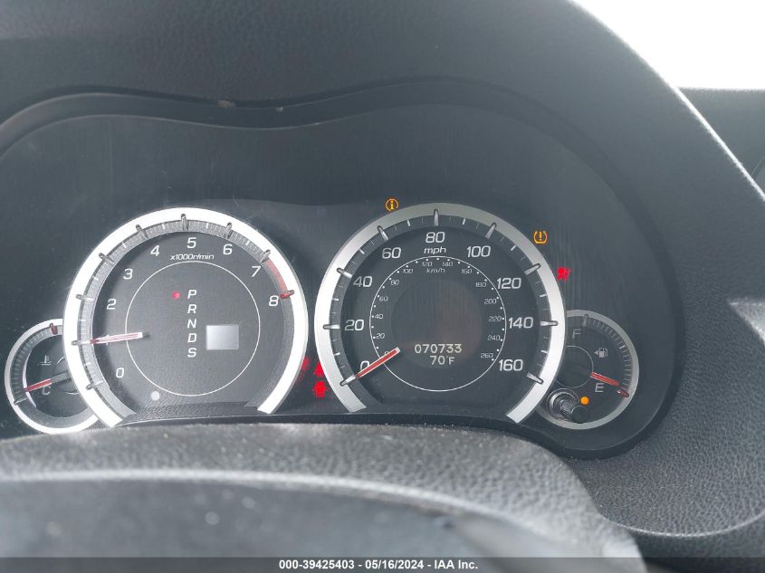 2010 Acura Tsx VIN: JH4CU2F65AC027279 Lot: 39425403