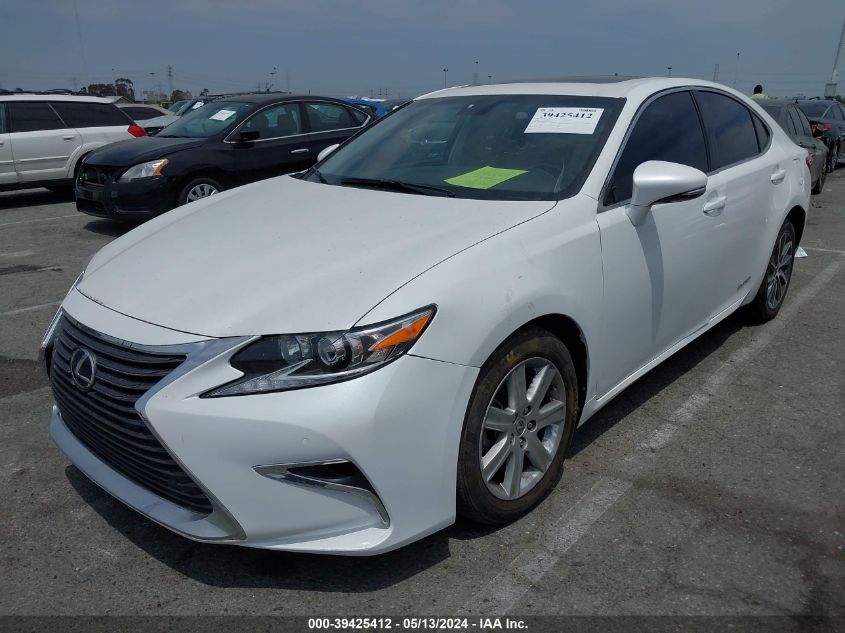 2016 Lexus Es 300H VIN: JTHBW1GG6G2111116 Lot: 39425412