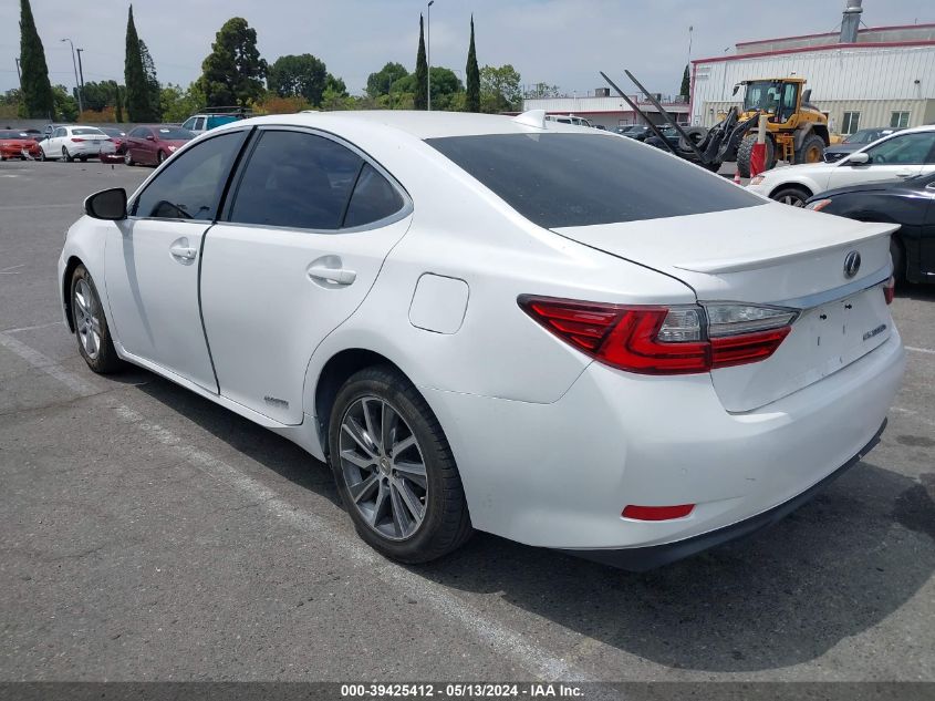 2016 Lexus Es 300H VIN: JTHBW1GG6G2111116 Lot: 39425412