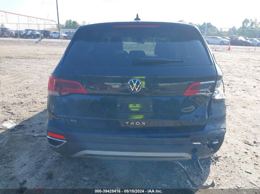 2023 Volkswagen Taos 1.5T Se VIN: 3VVEX7B26PM306279 Lot: 39425416