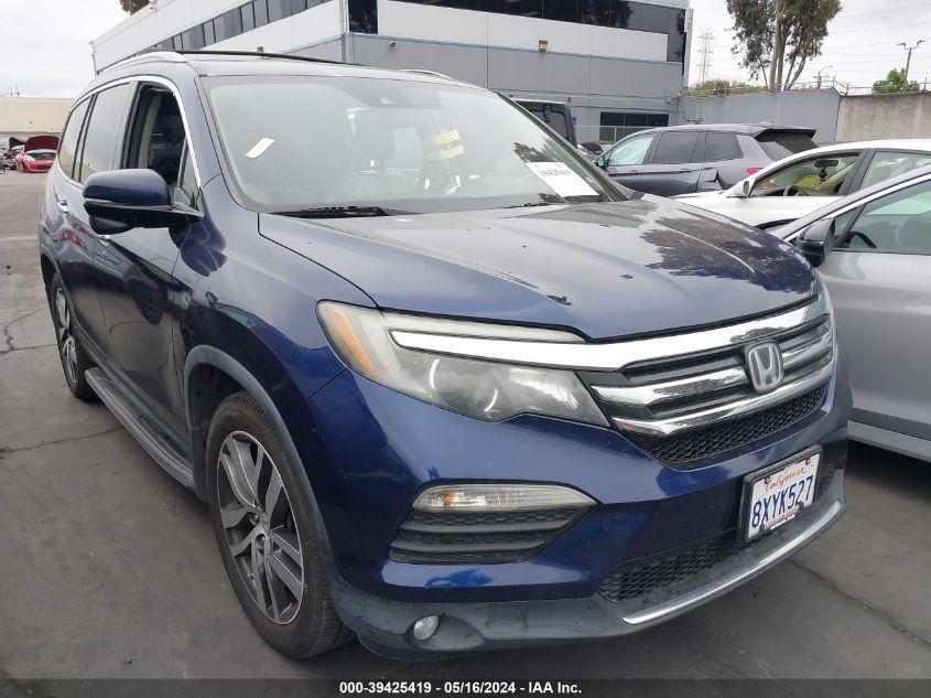 2016 Honda Pilot Touring VIN: 5FNYF5H99GB045306 Lot: 39425419