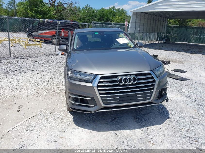 2018 Audi Q7 3.0T Premium VIN: WA1LAAF73JD011678 Lot: 39425422