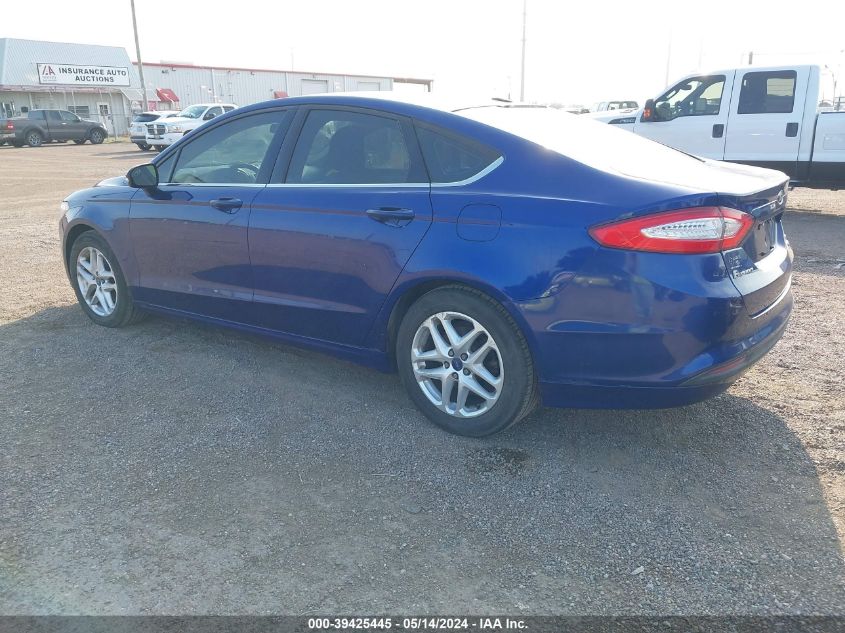 2013 Ford Fusion Se VIN: 3FA6P0HR7DR370446 Lot: 39425445