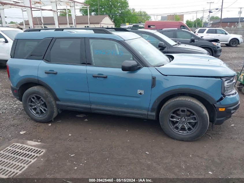 2022 Ford Bronco Sport Big Bend VIN: 3FMCR9B63NRD83377 Lot: 39425460