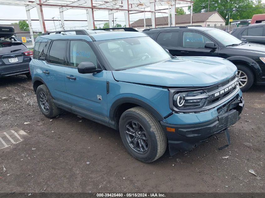 2022 Ford Bronco Sport Big Bend VIN: 3FMCR9B63NRD83377 Lot: 39425460