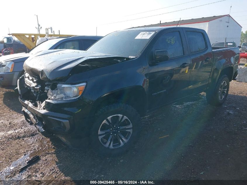 2022 Chevrolet Colorado 4Wd Short Box Z71 VIN: 1GCGTDEN2N1299235 Lot: 39425465