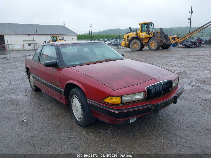 1990 Buick Regal Custom VIN: 2G4WB14T4L1419973 Lot: 39425473