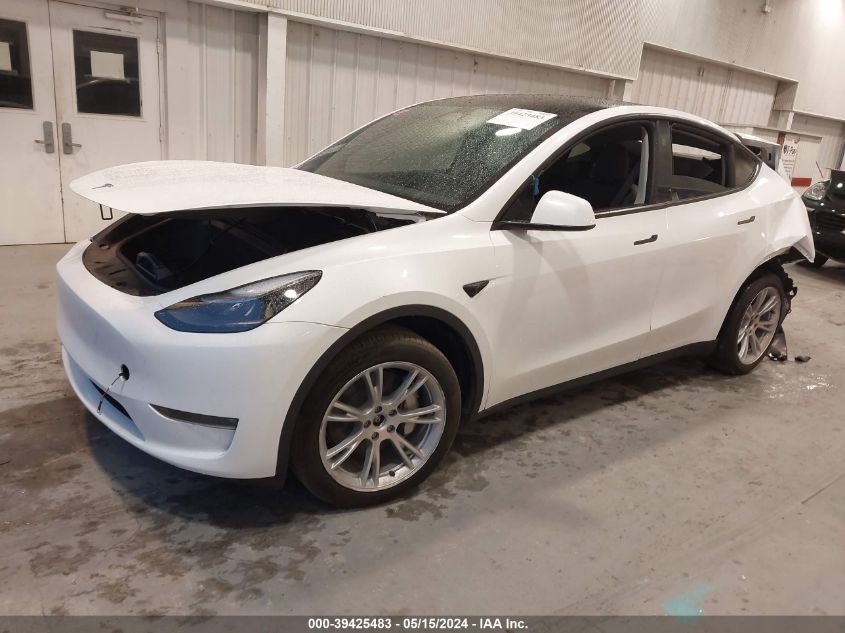 2023 Tesla Model Y VIN: 7SAYGDEE3PA206757 Lot: 39425483