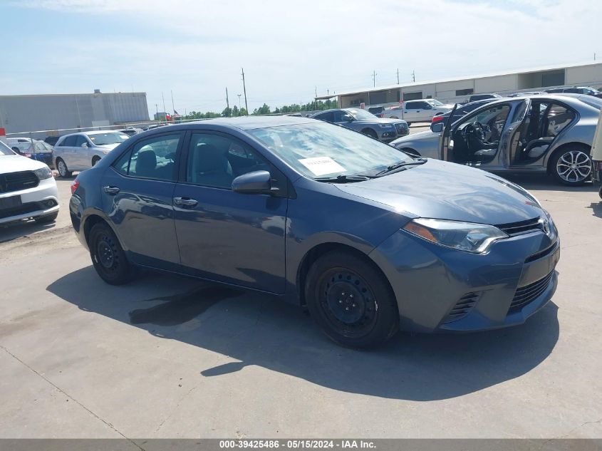 2016 Toyota Corolla Le VIN: 5YFBURHE5GP565779 Lot: 39425486