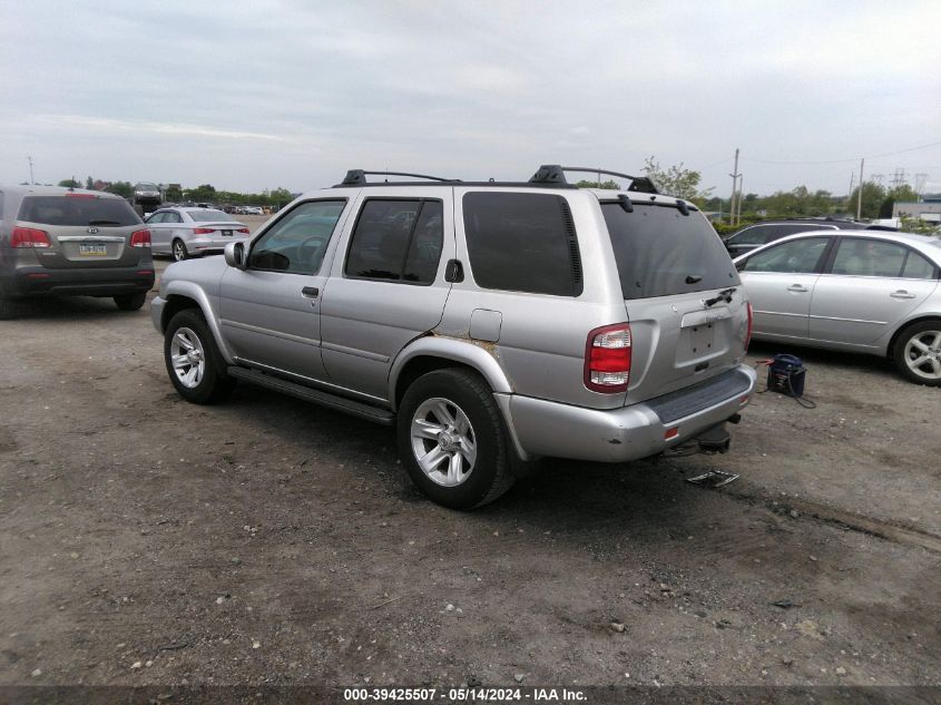 2002 Nissan Pathfinder Le/Se VIN: JN8DR09Y32W740324 Lot: 39425507