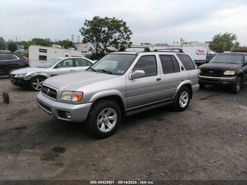 2002 Nissan Pathfinder Le/Se VIN: JN8DR09Y32W740324 Lot: 39425507