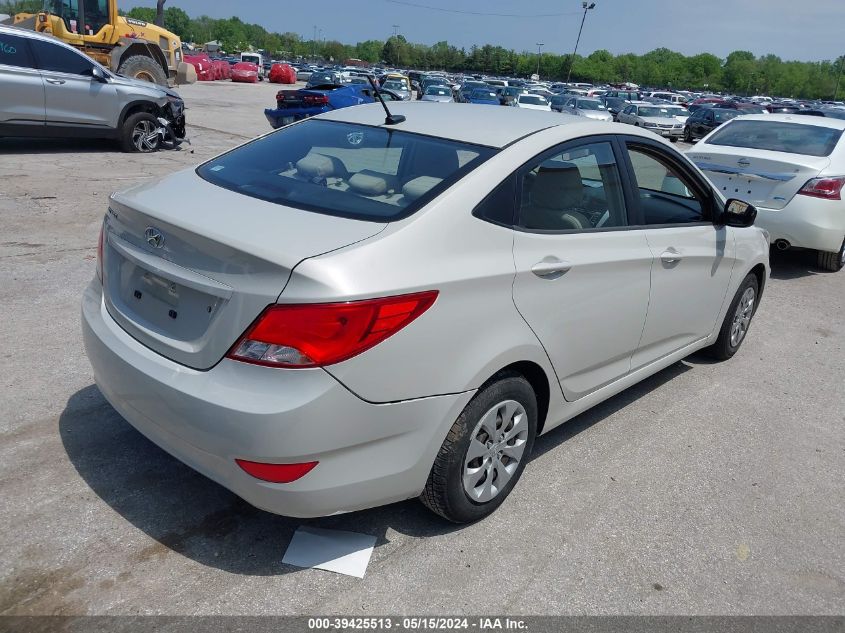 2016 Hyundai Accent Se VIN: KMHCT4AE6GU989300 Lot: 39425513