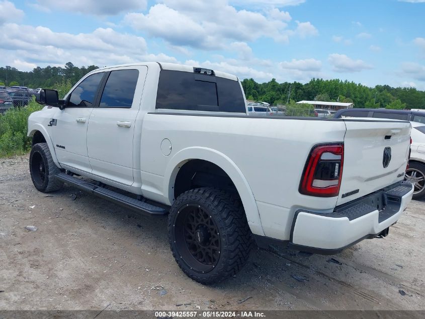 2021 Ram 2500 Laramie 4X4 6'4 Box VIN: 3C6UR5FL7MG603171 Lot: 39425557