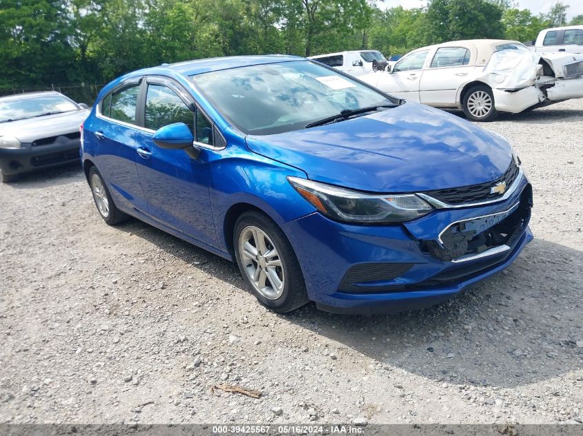 2017 Chevrolet Cruze Lt Auto VIN: 3G1BE6SM8HS541467 Lot: 39425567