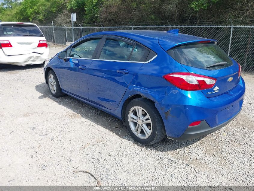 2017 Chevrolet Cruze Lt Auto VIN: 3G1BE6SM8HS541467 Lot: 39425567