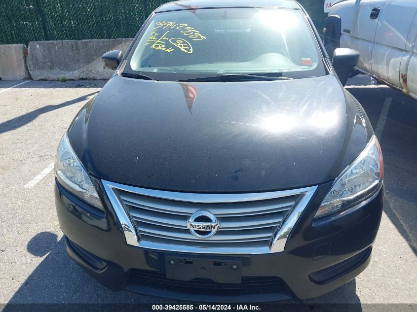 2013 Nissan Sentra Sv VIN: 3N1AB7AP0DL728965 Lot: 39425585