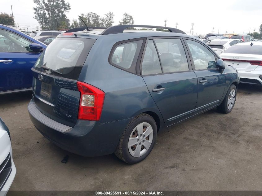 2009 Kia Rondo Lx VIN: KNAFG529397279671 Lot: 39425591