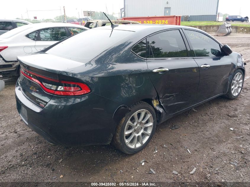 2013 Dodge Dart Limited VIN: 1C3CDFCH4DD286590 Lot: 39425592