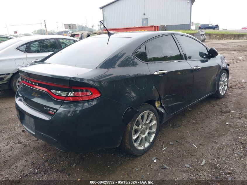 2013 Dodge Dart Limited VIN: 1C3CDFCH4DD286590 Lot: 39425592