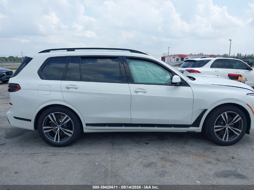 2024 BMW X7 xDrive40I VIN: 5UX23EM09R9V77415 Lot: 39425611