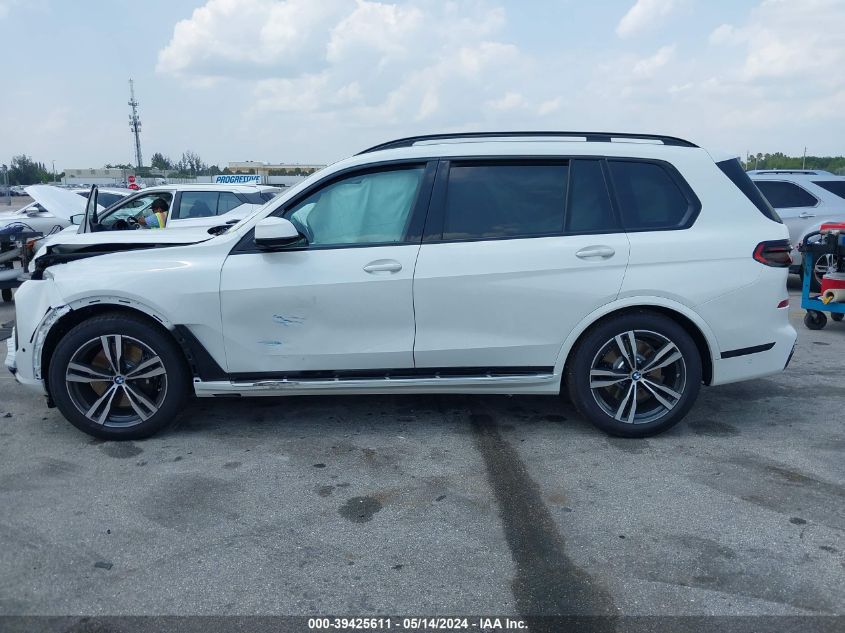 2024 BMW X7 xDrive40I VIN: 5UX23EM09R9V77415 Lot: 39425611