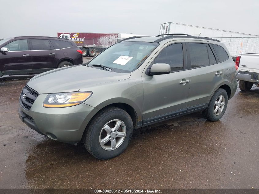 2008 Hyundai Santa Fe Gls VIN: 5NMSG73D48H192868 Lot: 39425612