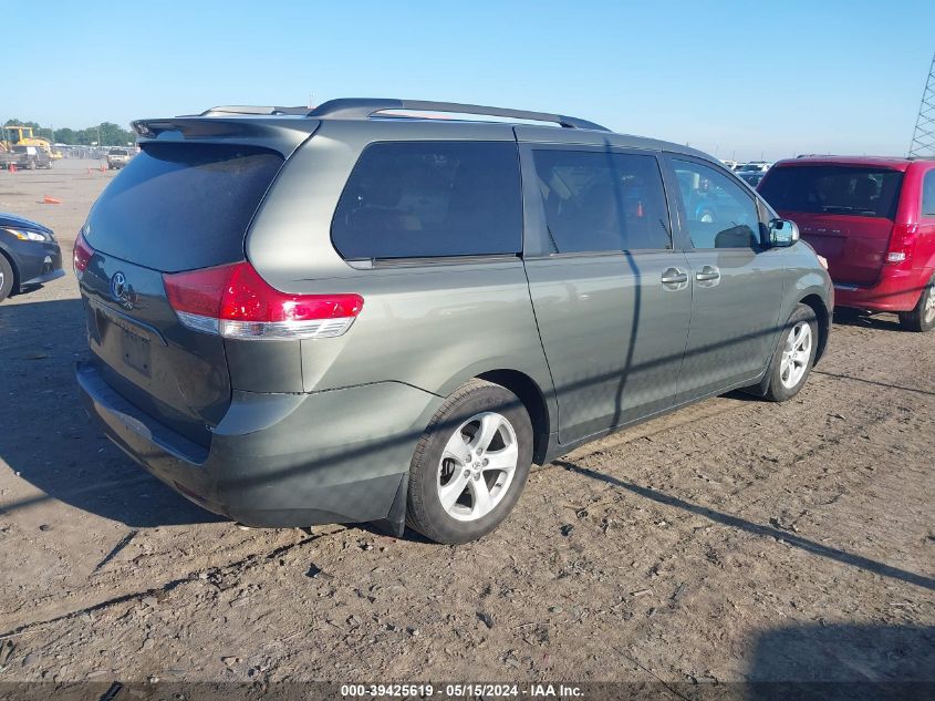 2011 Toyota Sienna Le V6 VIN: 5TDKK3DC3BS134008 Lot: 39425619