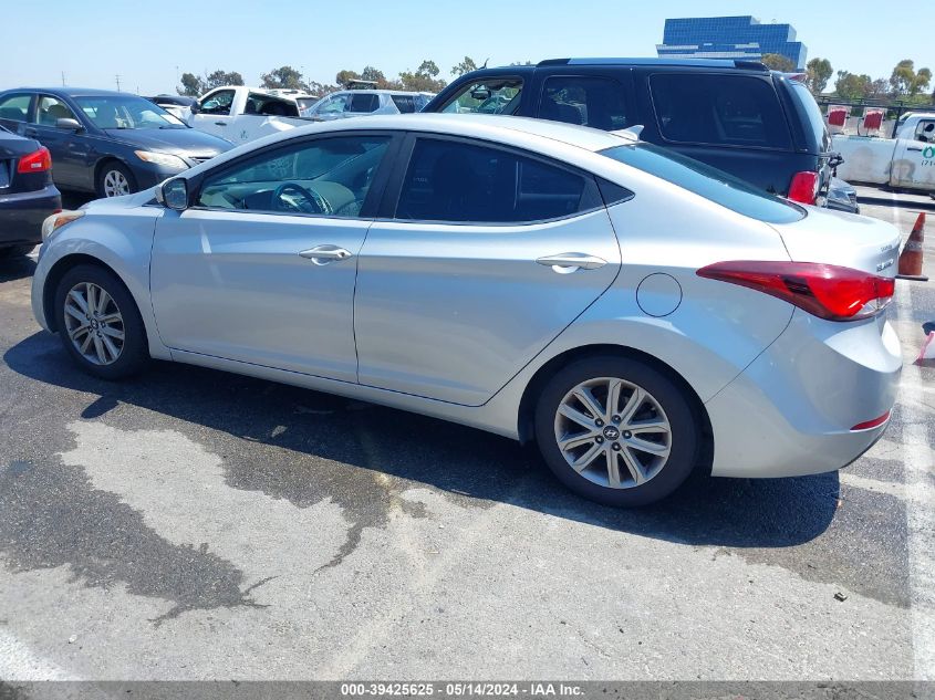 2015 Hyundai Elantra Se VIN: 5NPDH4AE3FH610756 Lot: 39425625