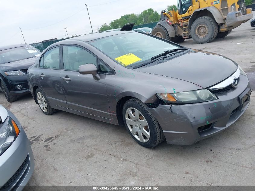 2009 Honda Civic Lx VIN: 19XFA16599E008490 Lot: 39425645