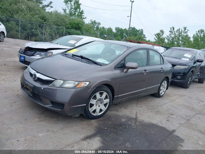 2009 Honda Civic Lx VIN: 19XFA16599E008490 Lot: 39425645