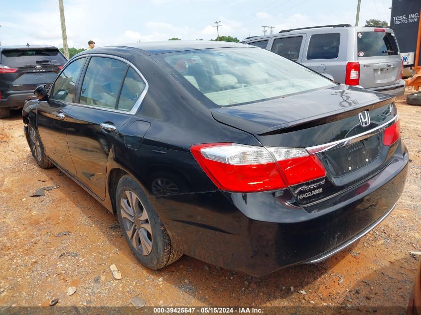 2015 Honda Accord Lx VIN: 1HGCR2F39FA184259 Lot: 39425647