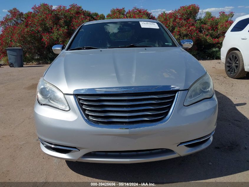 2012 Chrysler 200 Limited VIN: 1C3CCBCG2CN236816 Lot: 39425656