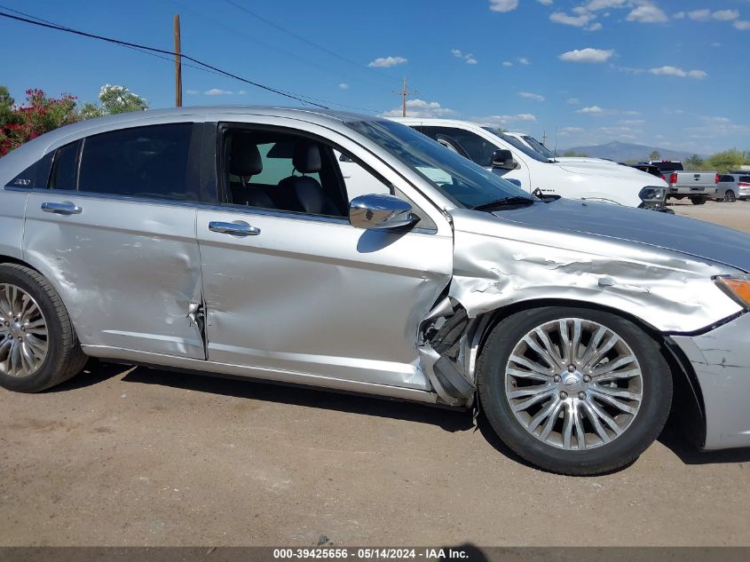 2012 Chrysler 200 Limited VIN: 1C3CCBCG2CN236816 Lot: 39425656