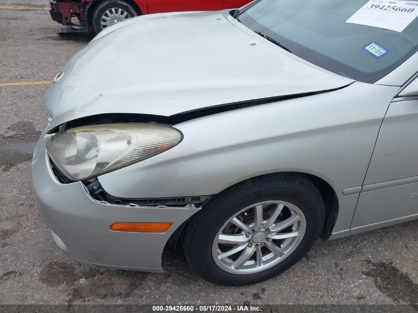 2003 Lexus Es 300 VIN: JTHBF30G236018876 Lot: 39425660